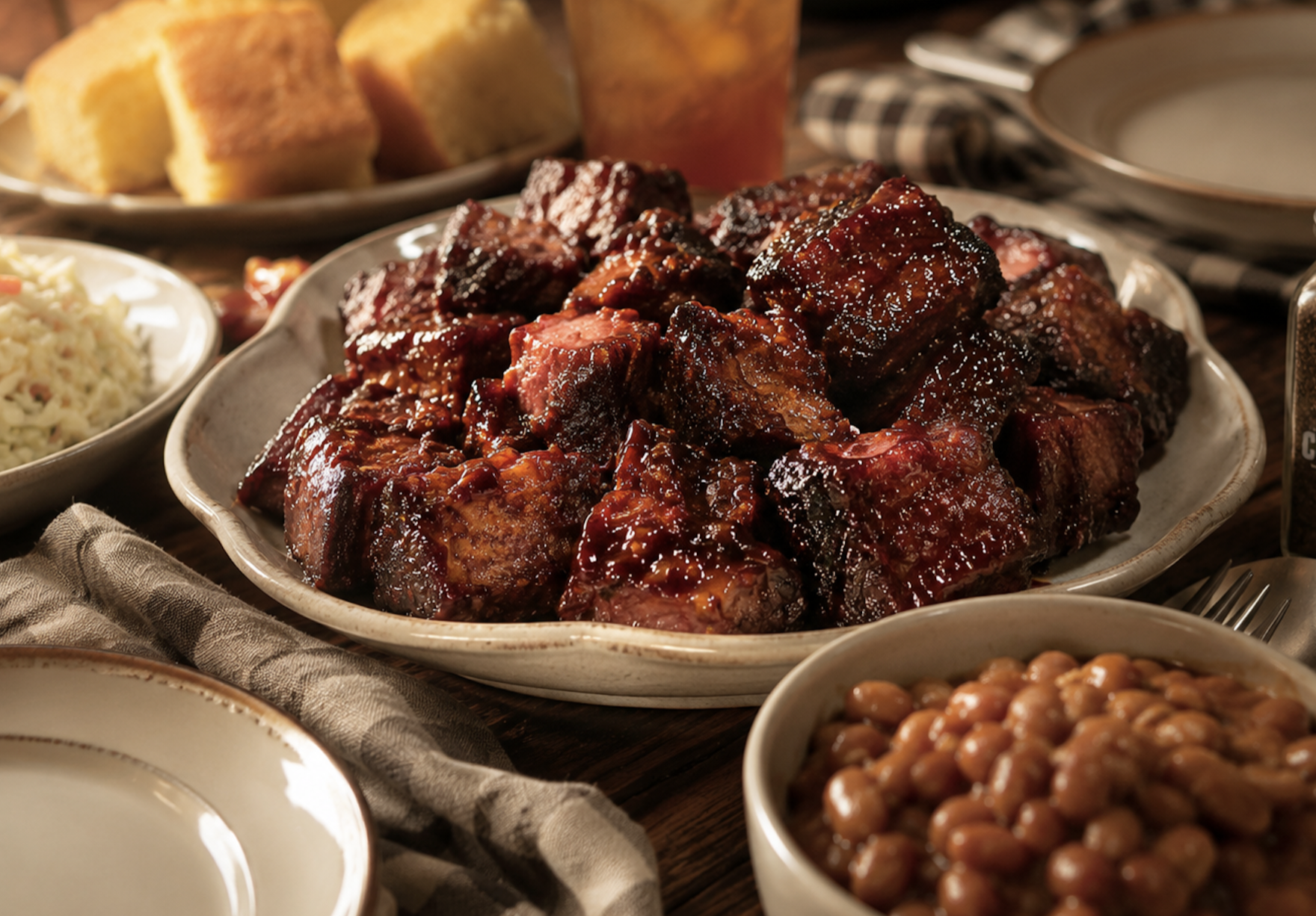Picture of (3) 1 lb BBQ Pork Burnt Ends 